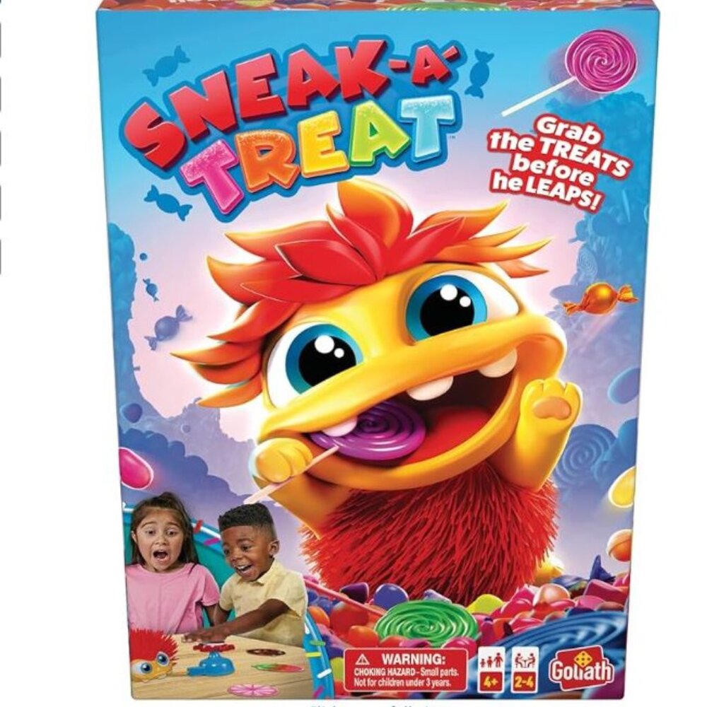 NWT Goliath Sneak-A-Treat Game - Grab The Treats Before The Candy Critter Leaps!